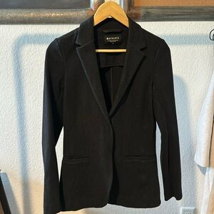 Athleta Venice Heathered Blazer Black. Like new.